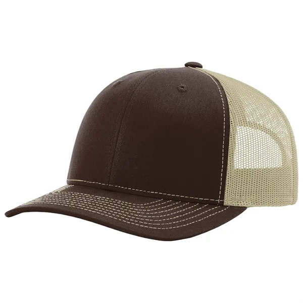 Richardson 112+ R-FLEX snapback six-panel cotton and polyester trucker cap with... from ASI 74601 Calico