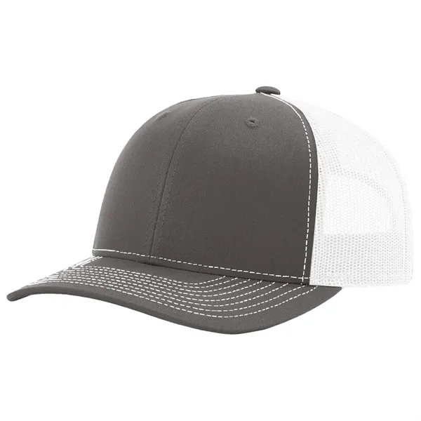 Richardson 112+ R-FLEX snapback six-panel cotton and polyester trucker cap with... from ASI 74601 Calico