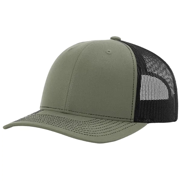 Richardson 112+ R-FLEX snapback six-panel cotton and polyester trucker cap with... from ASI 74601 Calico