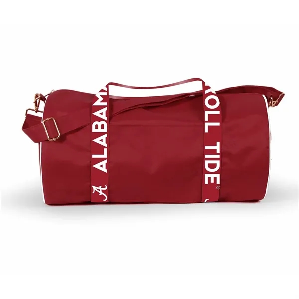 A polycanvas Duffel bag with decorated strap, a zipper closure.... from ASI 66230 Landes Inc