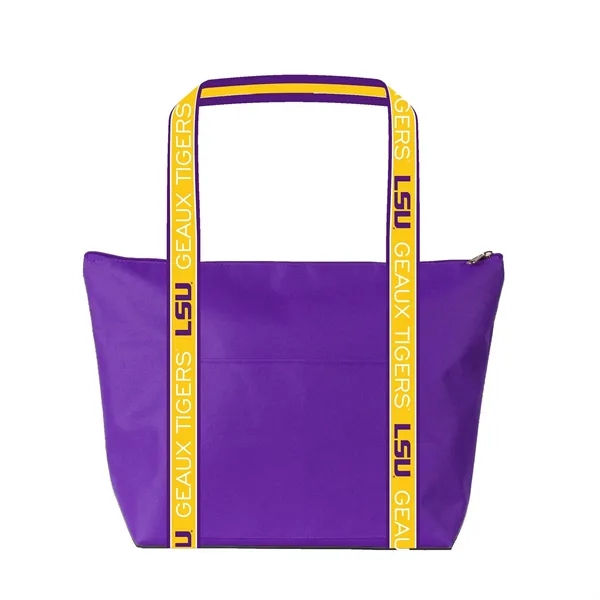 Polycanvas tote bag with zipper closure.... from ASI 66230 Landes Inc