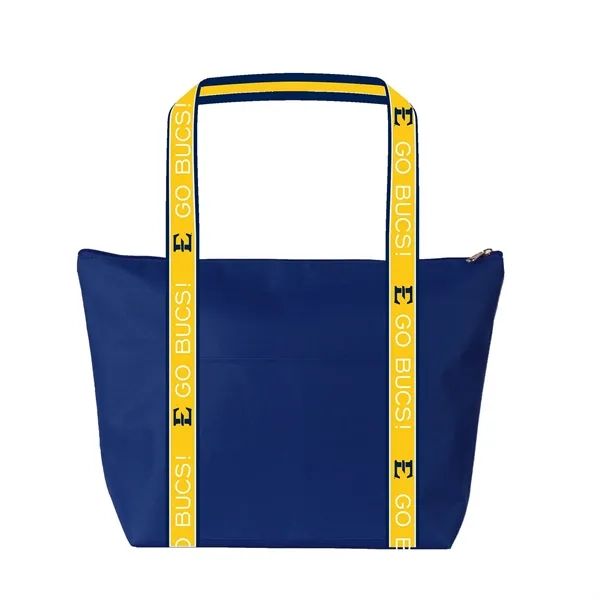 Polycanvas tote bag with zipper closure.... from ASI 66230 Landes Inc