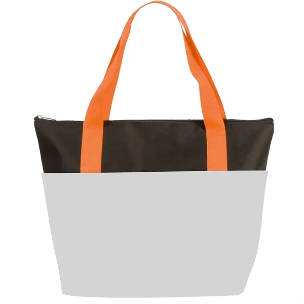 Polycanvas tote bag with zipper closure.... from ASI 66230 Landes Inc