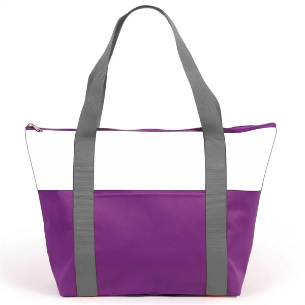 Club tote bag with top color panel with strap and hanging... from ASI 66230 Landes Inc