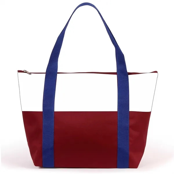 Club tote bag with top color panel with strap and hanging... from ASI 66230 Landes Inc