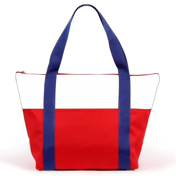 Club tote bag with top color panel with strap and hanging... from ASI 66230 Landes Inc