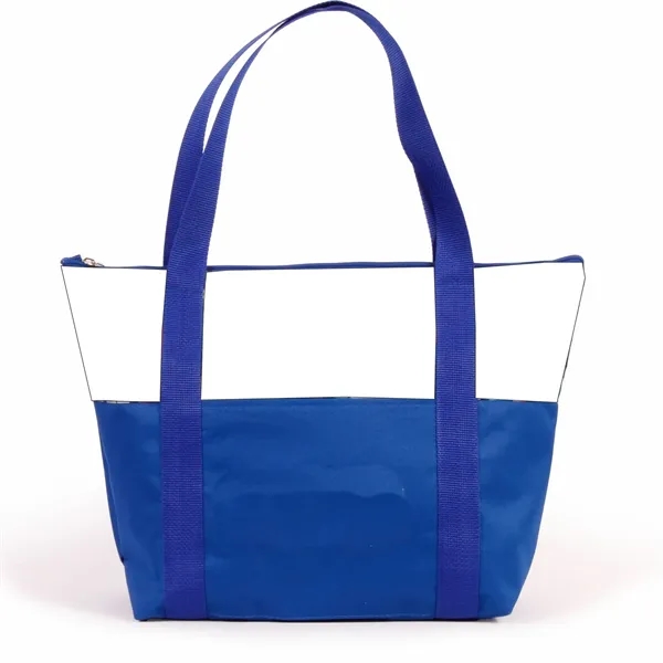 Club tote bag with top color panel with strap and hanging... from ASI 66230 Landes Inc