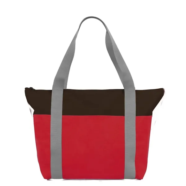 Polycanvas tote bag with tri-divided pocket and back.... from ASI 66230 Landes Inc