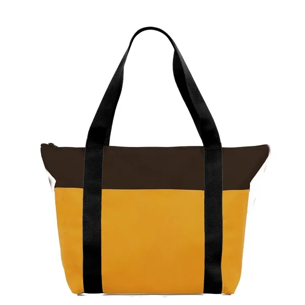Polycanvas tote bag with tri-divided pocket and back.... from ASI 66230 Landes Inc