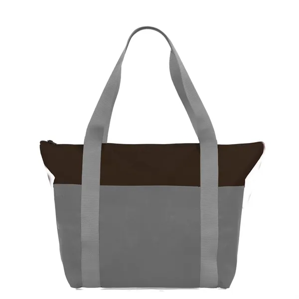 Polycanvas tote bag with tri-divided pocket and back.... from ASI 66230 Landes Inc