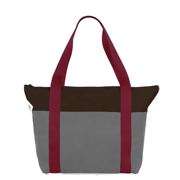 Polycanvas tote bag with tri-divided pocket and back.... from ASI 66230 Landes Inc