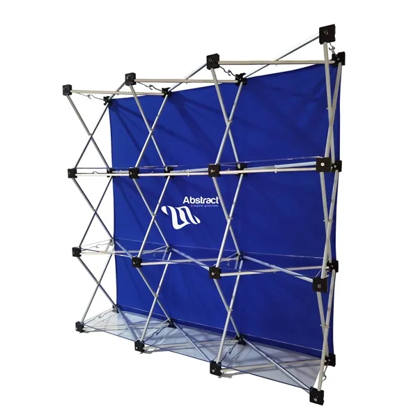 49" x 49"h Expandable Table-Top Grid Banner w/Shelves, 8oz Polyester full... from ASI 49891 Discount Marketing Products / DMP