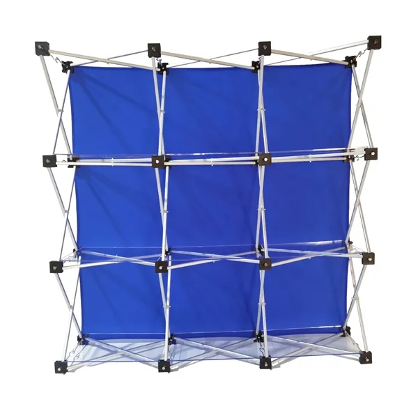 49" x 49"h Expandable Table-Top Grid Banner w/Shelves, 8oz Polyester full... from ASI 49891 Discount Marketing Products / DMP