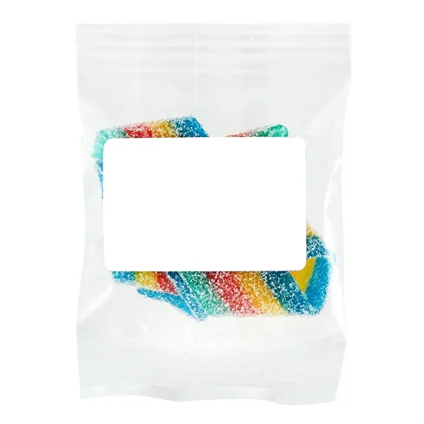 Clear parade throw with rainbow sour bites.... from ASI 71685 Midnite Snax®