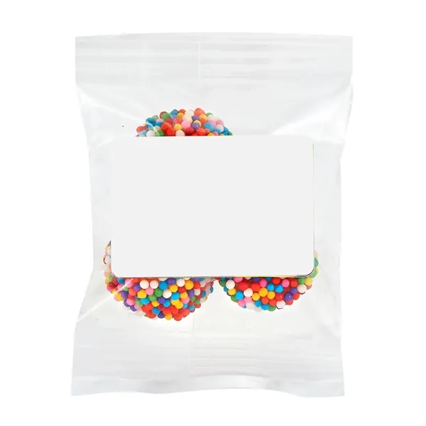 Clear parade throw with rainbow berries... from ASI 71685 Midnite Snax®