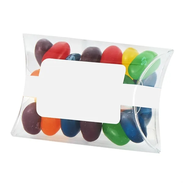 Clear pillow case with rainbow jelly beans... from ASI 71685 Midnite Snax®