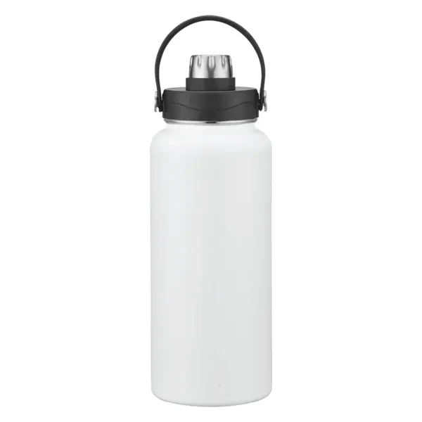 20-oz. double wall, vacuum insulated, stainless steel water bottle with leak-resistant... from ASI 57655 STOPNGO Line