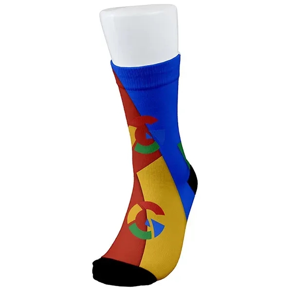 Pair of dress socks with Direct to Garment 360 printing.... from ASI 62660 Innovation Line