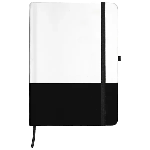 Notebook with 80 lined pages, pen loop, matching color bookmark and... from ASI 62660 Innovation Line