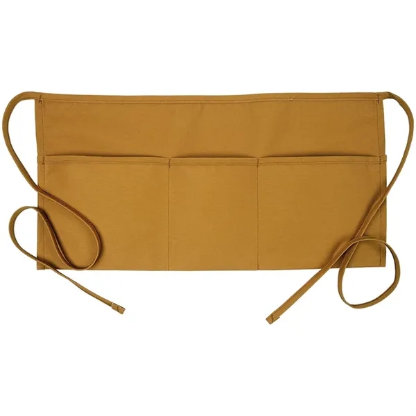 23"W x 11"L polycotton twill apron featuring a pouch divided into... from ASI 36558 Aprons, Etc.