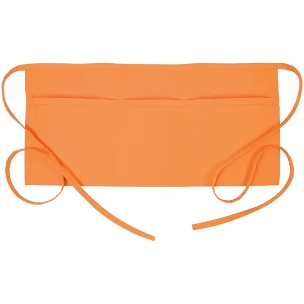 23"W x 11"L polycotton twill apron featuring a pouch divided into... from ASI 36558 Aprons, Etc.