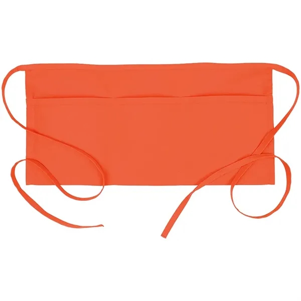 23"W x 11"L polycotton twill apron featuring a pouch divided into... from ASI 36558 Aprons, Etc.