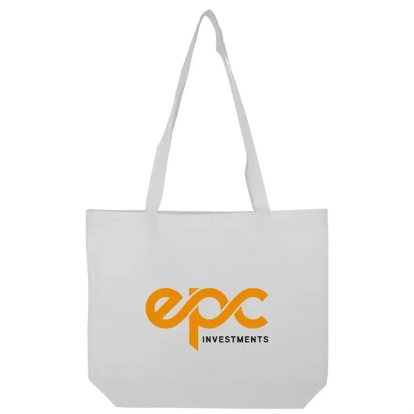 Discover Peterman Non-Woven Tote: stylish, practical, and spacious. C.... from ASI 67557 LimeLight Ent