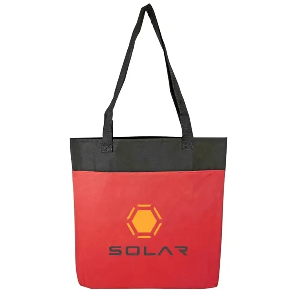 Vandelay Tote: Durable 600D, spacious design, pen loops. Customize for lasting... from ASI 67557 LimeLight Ent