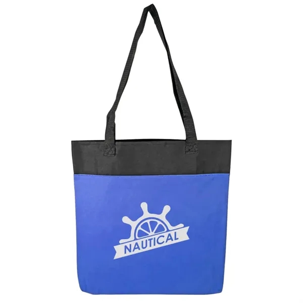 Vandelay Tote: Durable 600D, spacious design, pen loops. Customize for lasting... from ASI 67557 LimeLight Ent