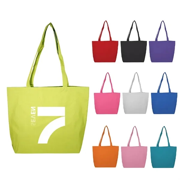 Elevate with Bania Tote: 600D, self-fabric handles, large imprint area. Stylish,... from ASI 67557 LimeLight Ent