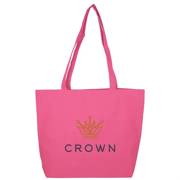 Elevate with Bania Tote: 600D, self-fabric handles, large imprint area. Stylish,... from ASI 67557 LimeLight Ent