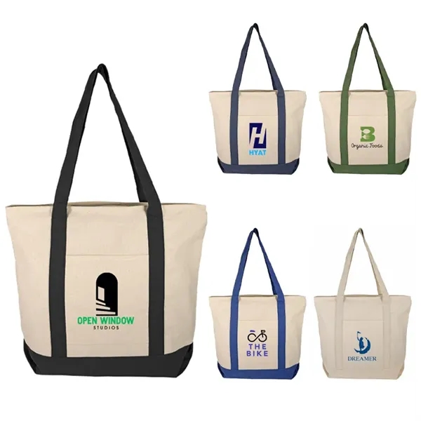 Explore elegance: Cosmo Tote, Heavy Duty 12 oz. canvas with open... from ASI 67557 LimeLight Ent
