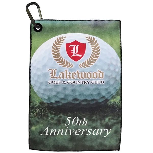 Premium sublimated waffle golf towel... from ASI 73520 Neet Feet / Kanata Towels