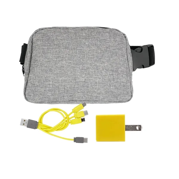 RECYCLED FANNY PACK WALL CHARGING SET... from ASI 30208 A P Specialties / AP Specialties