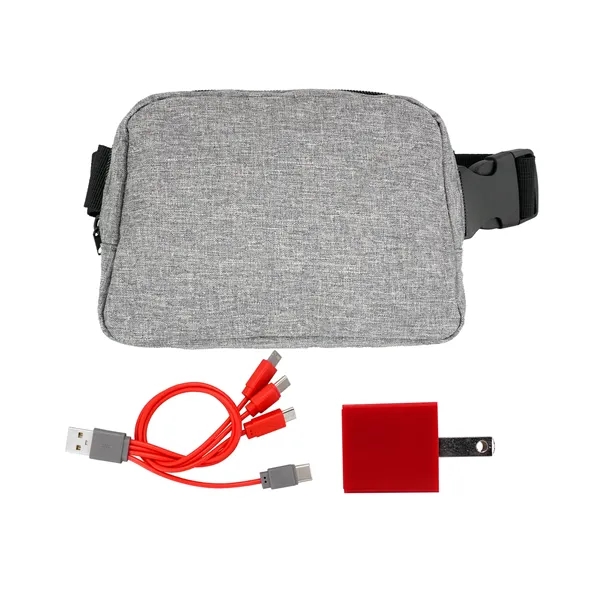 RECYCLED FANNY PACK WALL CHARGING SET... from ASI 30208 A P Specialties / AP Specialties