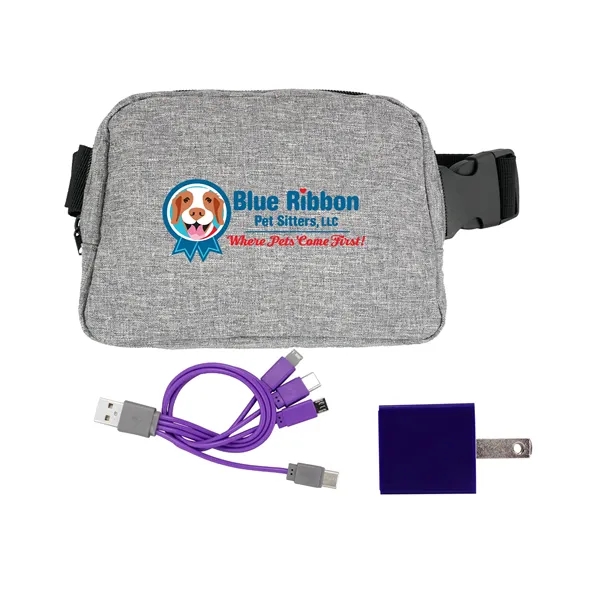 RECYCLED FANNY PACK WALL CHARGING SET... from ASI 30208 A P Specialties / AP Specialties