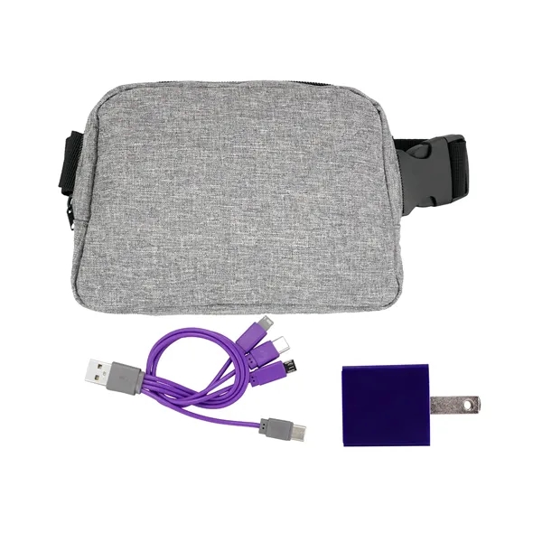 RECYCLED FANNY PACK WALL CHARGING SET... from ASI 30208 A P Specialties / AP Specialties