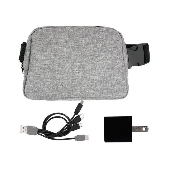 RECYCLED FANNY PACK WALL CHARGING SET... from ASI 30208 A P Specialties / AP Specialties