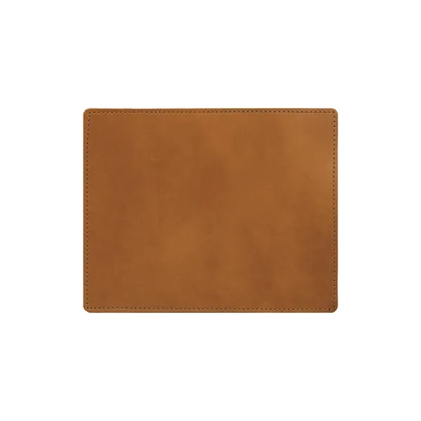 100% Full Grain Leather Mouse Pad with Decorative Stitch. 10" by... from ASI 75126 Oowee Products