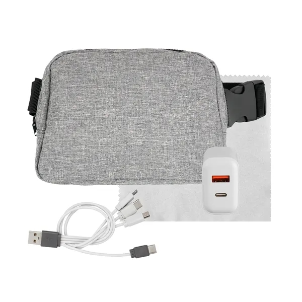 FAST CHARGER RECYCLED FANNY PACK SET... from ASI 30208 A P Specialties / AP Specialties