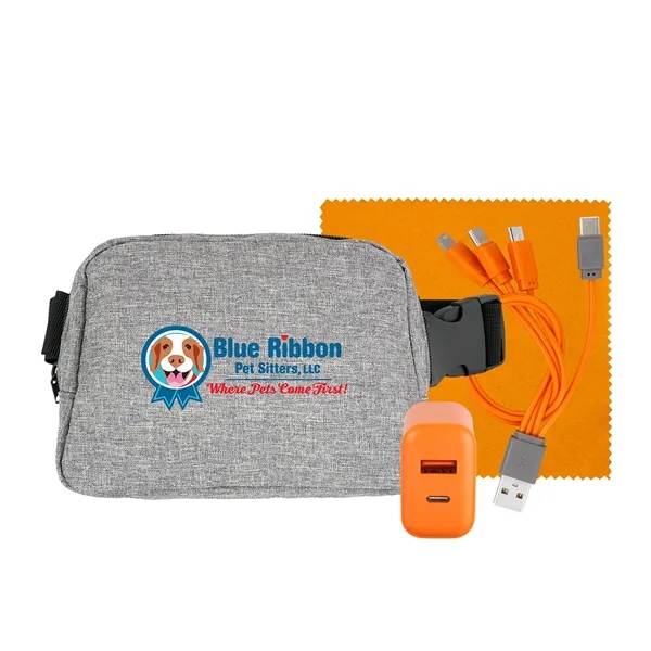 FAST CHARGER RECYCLED FANNY PACK SET... from ASI 30208 A P Specialties / AP Specialties