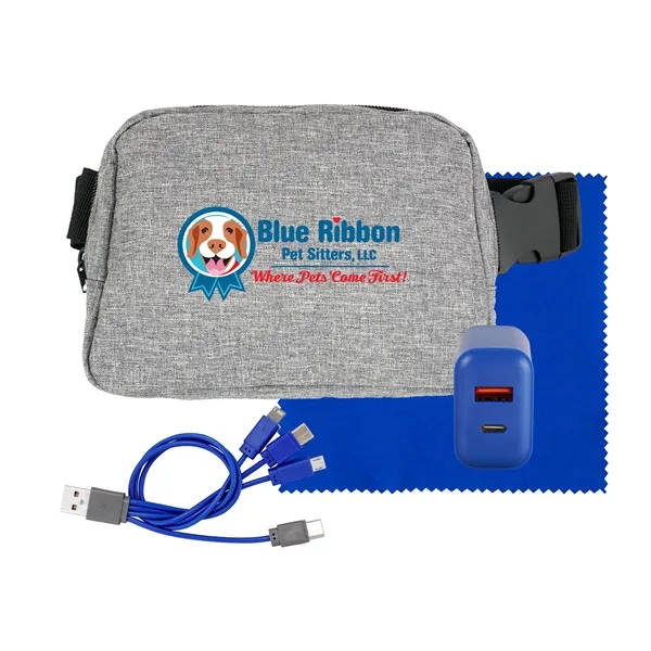 FAST CHARGER RECYCLED FANNY PACK SET... from ASI 30208 A P Specialties / AP Specialties