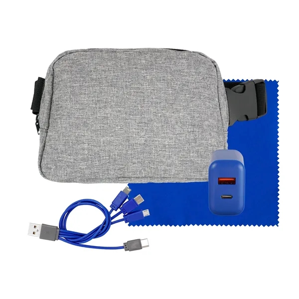 FAST CHARGER RECYCLED FANNY PACK SET... from ASI 30208 A P Specialties / AP Specialties
