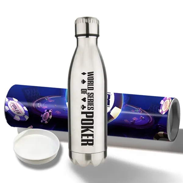 17 oz. Stainless Steel Water Bottle elegantly presented in a full-color... from ASI 90807 Tekweld