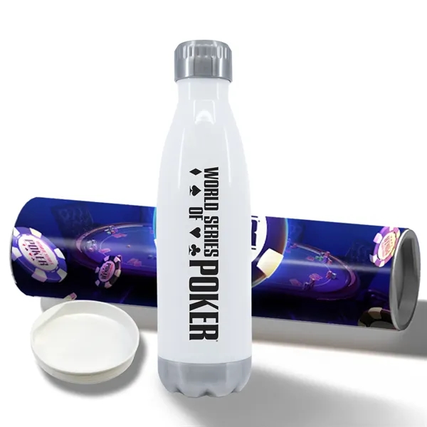 17 oz. Stainless Steel Water Bottle elegantly presented in a full-color... from ASI 90807 Tekweld