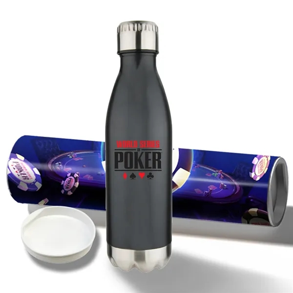 17 oz. Stainless Steel Water Bottle elegantly presented in a full-color... from ASI 90807 Tekweld