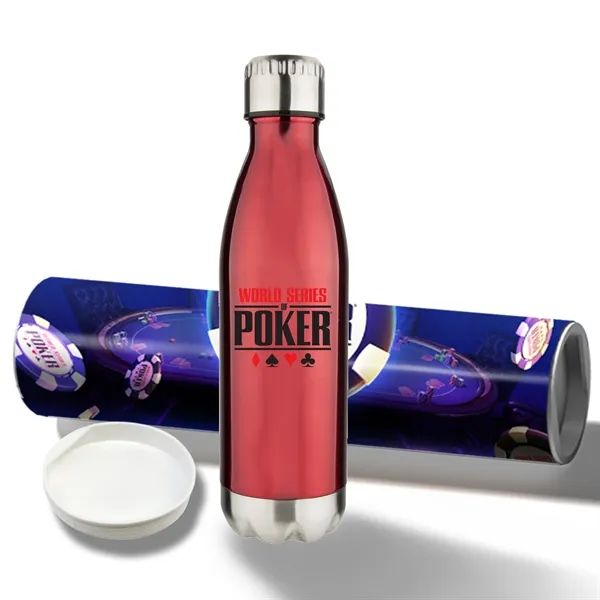 17 oz. Stainless Steel Water Bottle elegantly presented in a full-color... from ASI 90807 Tekweld