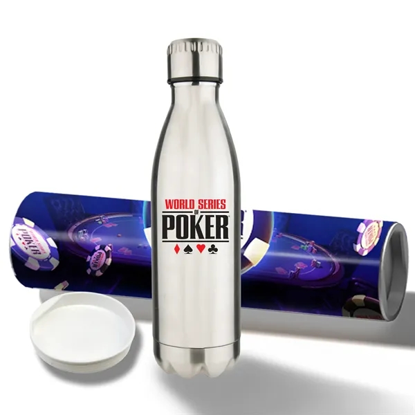 17 oz. Stainless Steel Water Bottle elegantly presented in a full-color... from ASI 90807 Tekweld