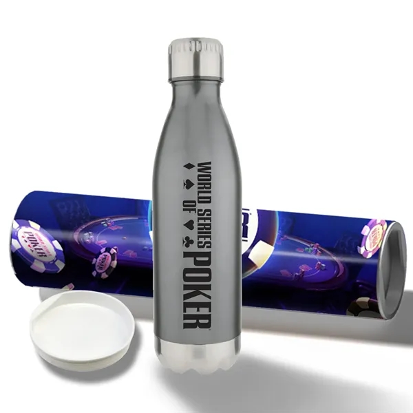 17 oz. Stainless Steel Water Bottle elegantly presented in a full-color... from ASI 90807 Tekweld