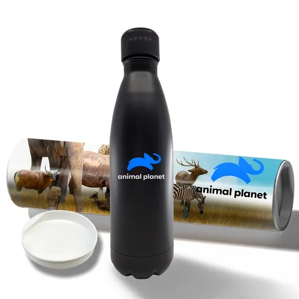 17 oz. Antimicrobial Stainless Steel Water Bottle fits perfectly in the... from ASI 90807 Tekweld
